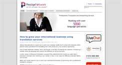 Desktop Screenshot of blog.prestigenetwork.com